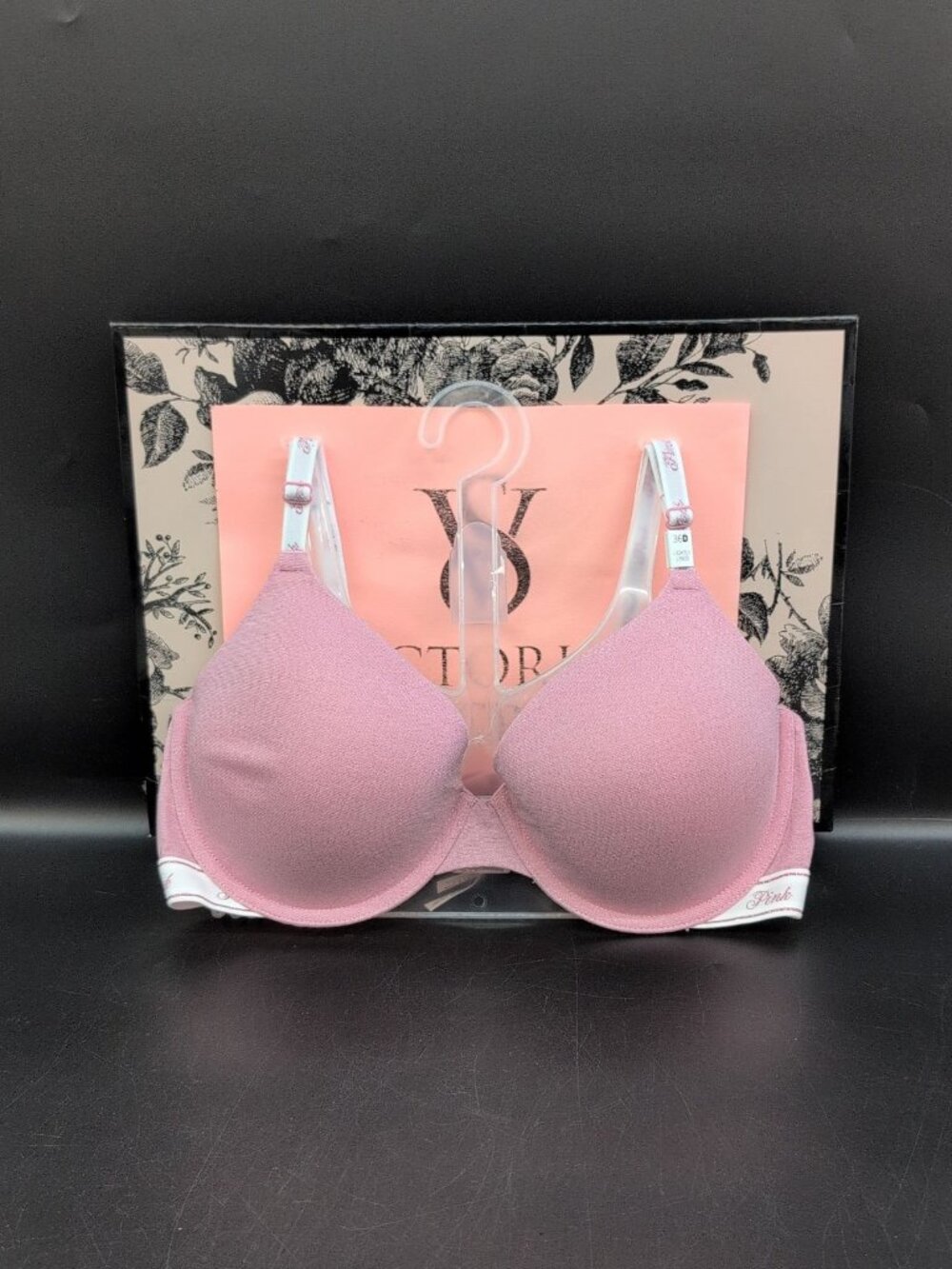 Victoria Secret Pink Wear Everywhere Lightly Lined T-Shirt Bra 36D Pink